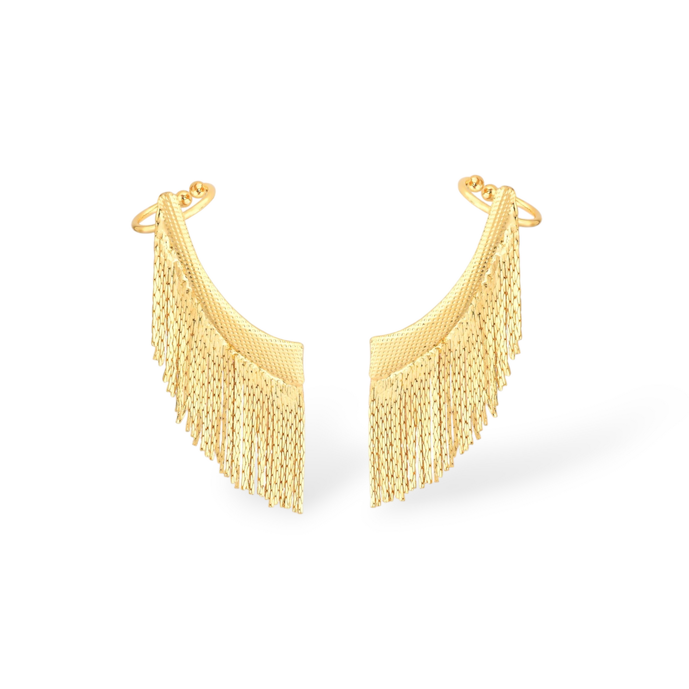 Barbara Fringe Ear Cuff Earrings