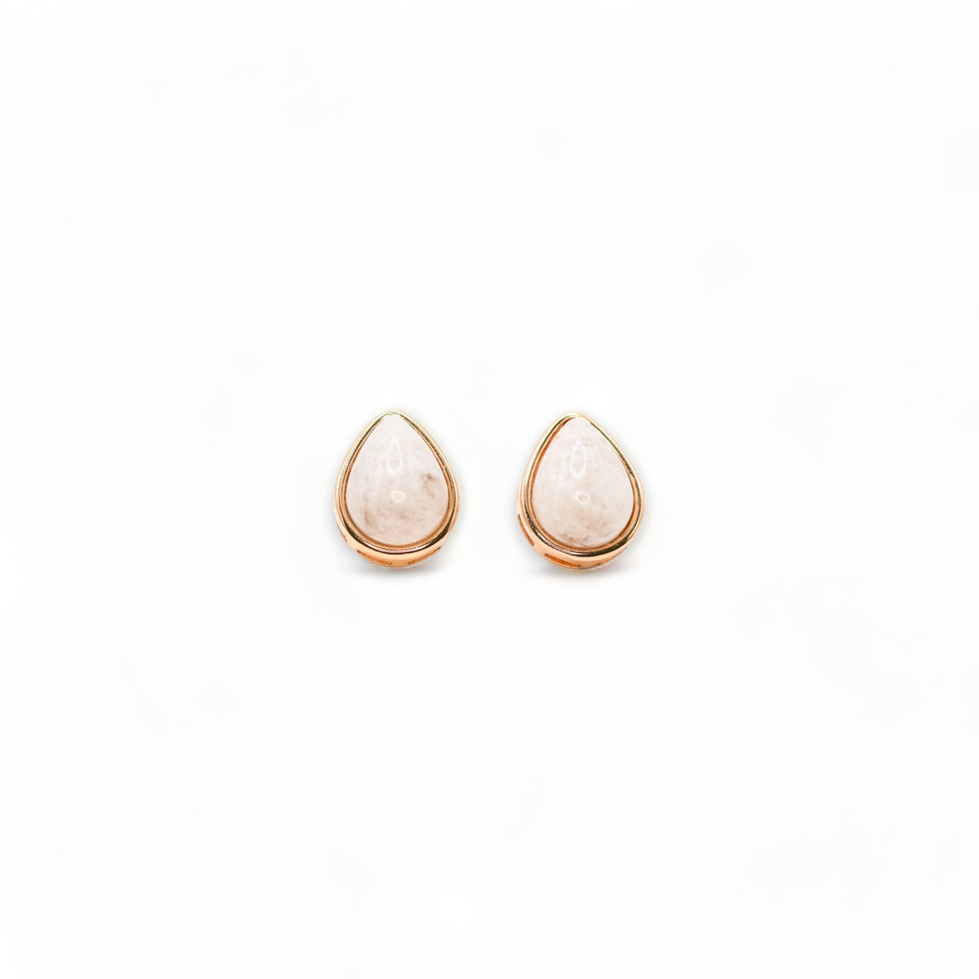 Roma Beige Amazonite Earrings