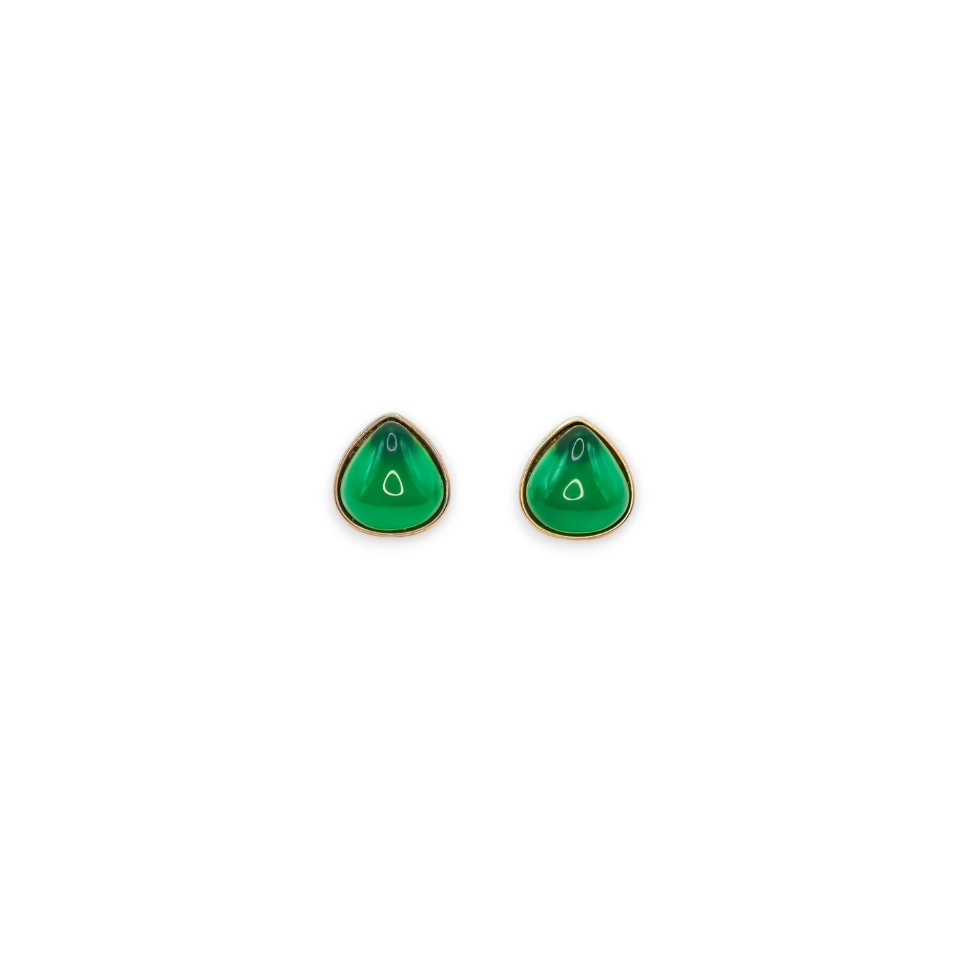 Turim Green Agate Earrings