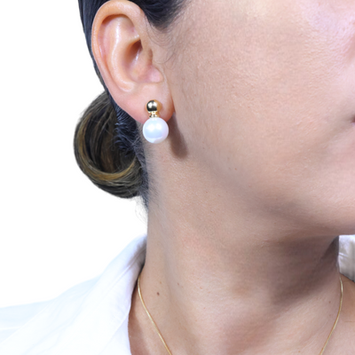 Veneza Shell Pearl Earrings