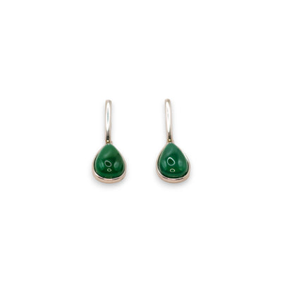 Andria Green Agate Earrings