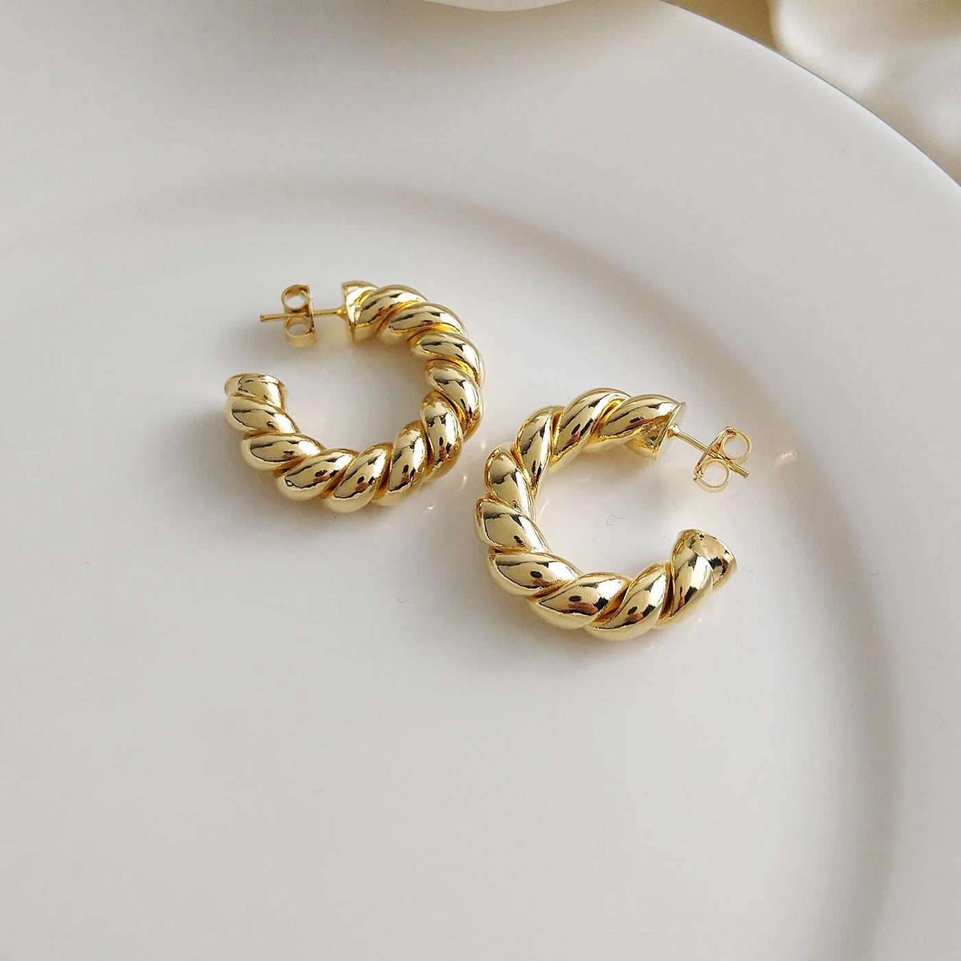 Caterina Twist Hoop Earrings