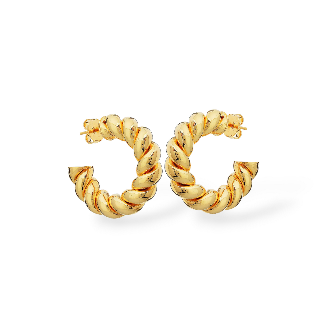 Caterina Twist Hoop Earrings