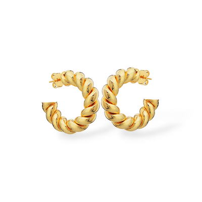 Caterina Twist Hoop Earrings